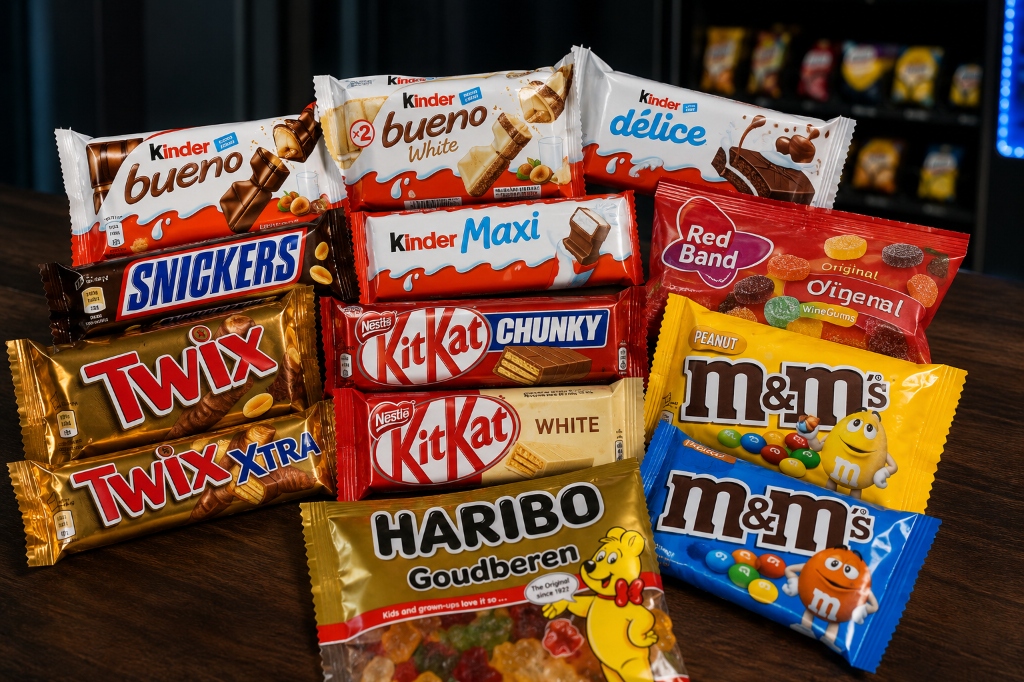Snacks en chocolade assortiment